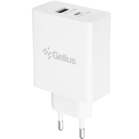 Сетевое зарядное устройство Gelius X-Duo PRO (GP-HC053) с кабелем (Type-C/Type-C) (45W) Белый