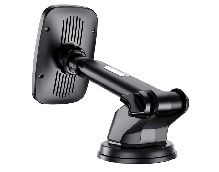 Автотримач магнітний з безпровідний зарядкою Borofone BH35 (Wireless Charger) (Чорний / Black)