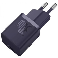 Сетевое зарядное устройство Baseus GaN5 Fast Charger (mini) 1C 30W с кабелем Type-C to Type-C (P10110902523-00) Purple