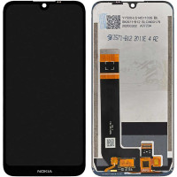 Дисплей с сенсорным экраном (модуль) Nokia 1.3 TA-1205/TA-1207/TA-1216, черный