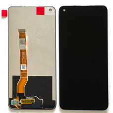 Дисплей с сенсорным экраном (модуль) Realme 8i/9i/Narzo 50 4G/Oppo A96 4G, черный, оригинал (Класс B)
