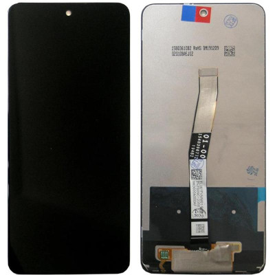 Дисплей з сенсорним екраном (модуль) Xiaomi Redmi Note 9 Pro, Note 9S, чорний High Copy