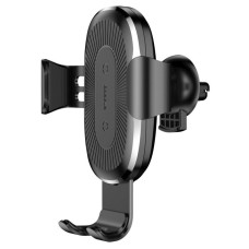Автодержатель с беспроводной зарядкой Baseus Wireless Fast Charger Gravity Car Mount (WXYL-A01) (Черный / Black)