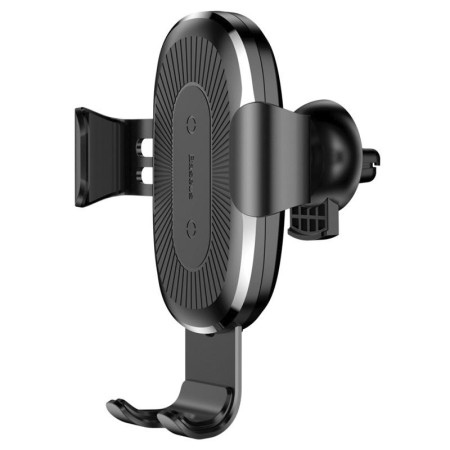 Автодержатель с беспроводной зарядкой Baseus Wireless Fast Charger Gravity Car Mount (WXYL-A01) (Черный / Black)