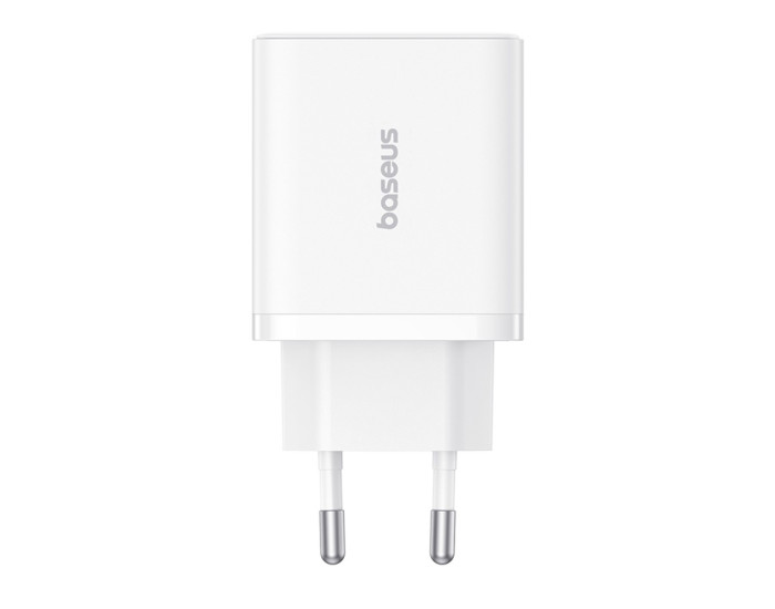 Мережеве зарядний пристрій Baseus Cube Fast Charger 2U+C 30W EU Cluster (P10111402213-00) Білий