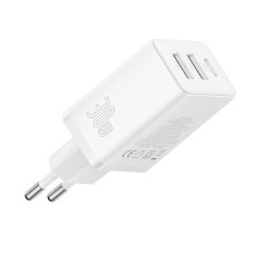 Мережеве зарядний пристрій Baseus Cube Fast Charger 2U+C 30W EU Cluster (P10111402213-00) Білий