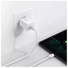 Мережеве зарядний пристрій Baseus Cube Fast Charger (Type-C+USB-A) 30W EU Cluster (P10111404213-00) (Білий  White)
