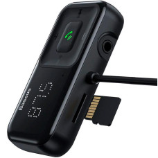 Автомобильный FM-Модулятор Baseus T-Typed S16 Bluetooth MP3/Charger (CCTM-E01) Black