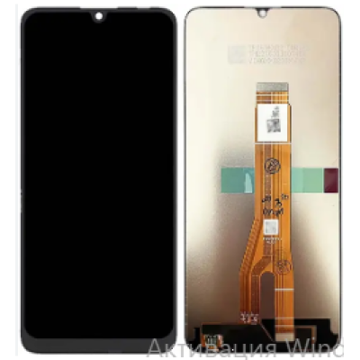 Дисплей з сенсорним екраном (модуль) Huawei Honor X6a, чорний, оригінал