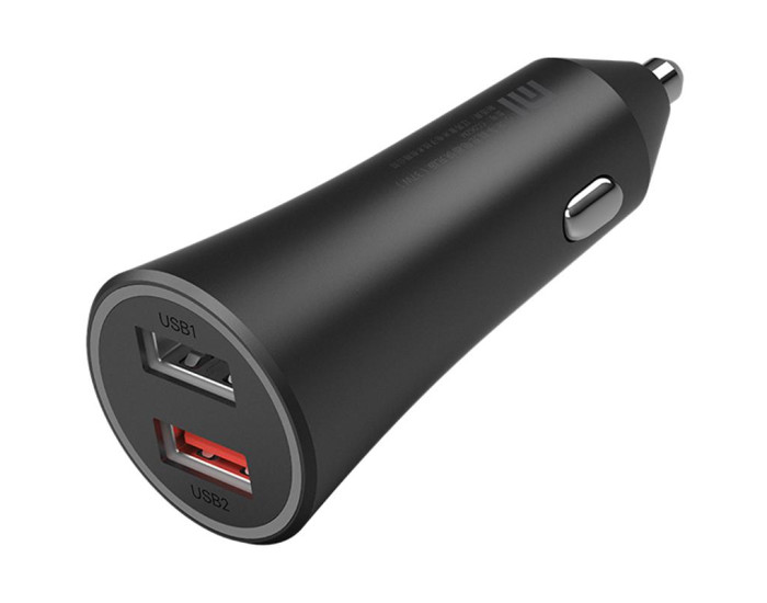 Автомобильное зарядное устройство Xiaomi Car Charger (2 USB/37W) Black(CC06ZM/GDS4131CN/GD4147GL)