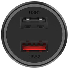 Автомобильное зарядное устройство Xiaomi Car Charger (2 USB/37W) Black(CC06ZM/GDS4131CN/GD4147GL)