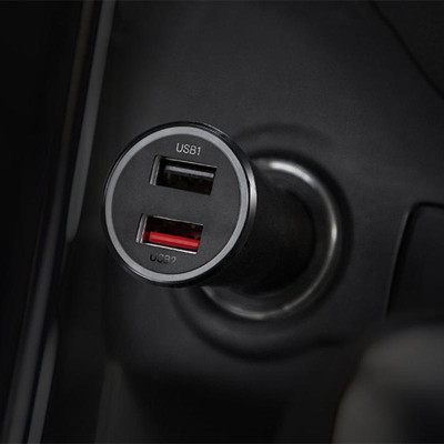 Автомобильное зарядное устройство Xiaomi Car Charger (2 USB/37W) Black(CC06ZM/GDS4131CN/GD4147GL)