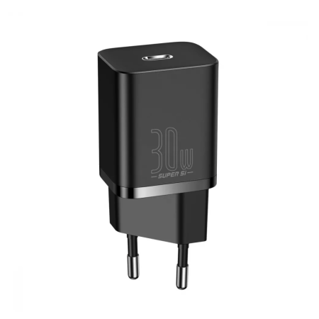 Сетевое зарядное устройство Baseus GaN5 30W 1Type-C (CCGN070401) (Черный \ Black)