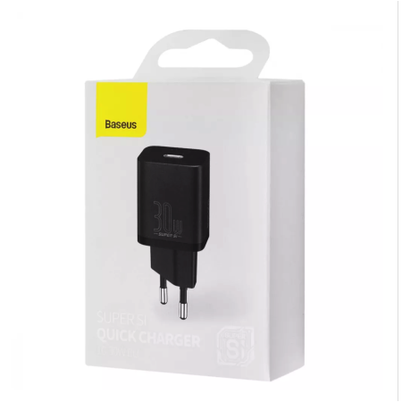 Сетевое зарядное устройство Baseus GaN5 30W 1Type-C (CCGN070401) (Черный \ Black)