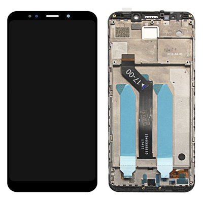 Дисплей з сенсорним екраном (модуль) Xiaomi Redmi 5 Plus, з рамкою, чорний