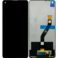 Дисплей с сенсорным экраном (модуль) Samsung A215 A21, черный, сервисная упаковка, оригинал