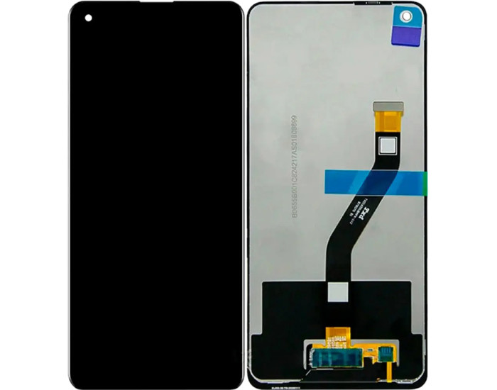 Дисплей с сенсорным экраном (модуль) Samsung A215 A21, черный, сервисная упаковка, оригинал