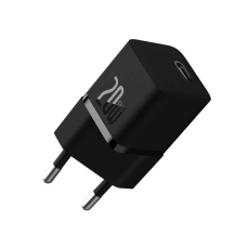 Мережеве зарядний пристрій Baseus GaN5 Fast Charger (mini) 1C 20W з кабелем Type-C to Type-C (P10110900113) (Cluster Black)