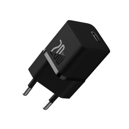 Сетевое зарядное устройство Baseus GaN5 Fast Charger (mini) 1C 20W с кабелем Type-C to Type-C (P10110900113) (Cluster Black)
