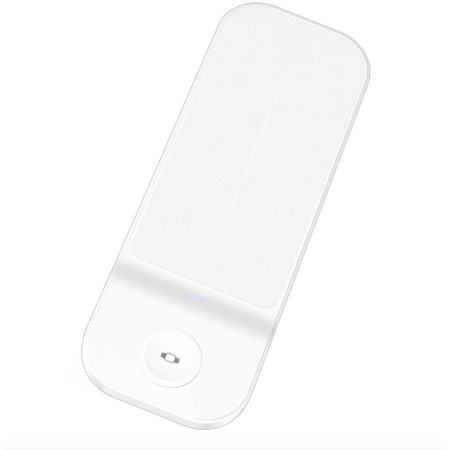 Беспроводная зарядка Hoco CQ6 Power 3-in-1 Wireless Fast Charger(SAM Watch) White