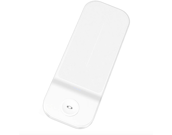 Беспроводная зарядка Hoco CQ6 Power 3-in-1 Wireless Fast Charger(SAM Watch) White