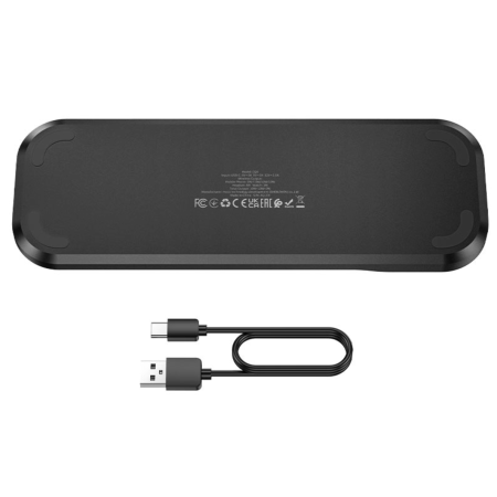 Беспроводная зарядка Hoco CQ6 Power 3-in-1 Wireless Fast Charger(SAM Watch) Black