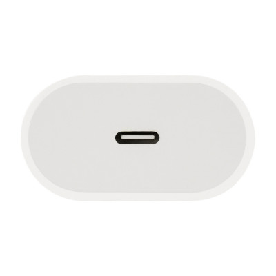 Сетевое зарядное устройство 99% Original Charger Type-C 20W (MU7V2ZM/A) ( box) (Белый / White)