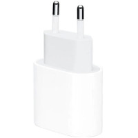 Мережеве зарядний пристрій 99% Original Charger Type-C 20W (MU7V2ZM/A) (тех.пак) (Білий / White)