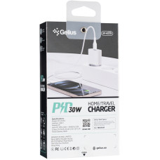 Мережеве зарядний пристрій Gelius Pro Impulse (PD30W GP-HC013) (Білий / White)