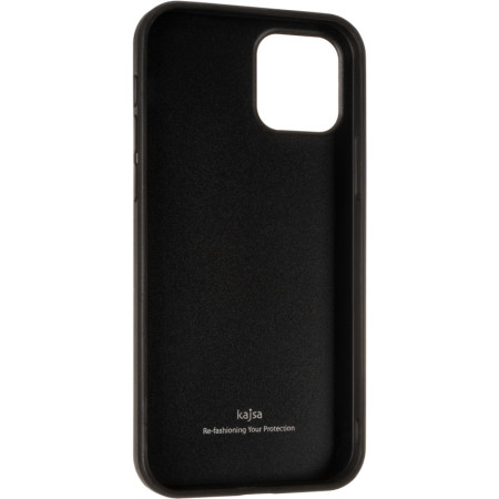 Чехол-силикон Kajsa Luxe iPhone 12/12 Pro Black