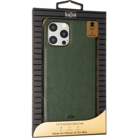 Чехол-силикон Kajsa Luxe iPhone 12 Pro Max Green