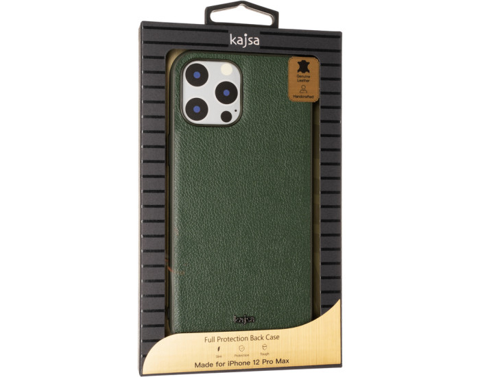 Чехол-силикон Kajsa Luxe iPhone 12 Pro Max Green