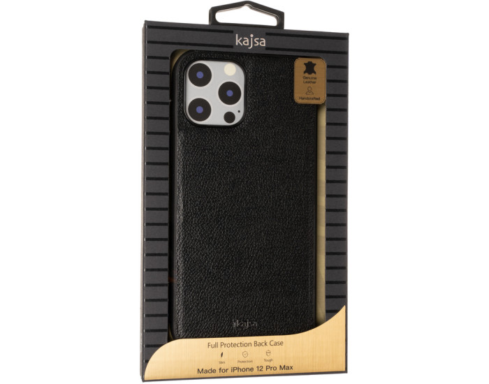 Чохол-силікон Kajsa Luxe iPhone 12 Pro Max Black