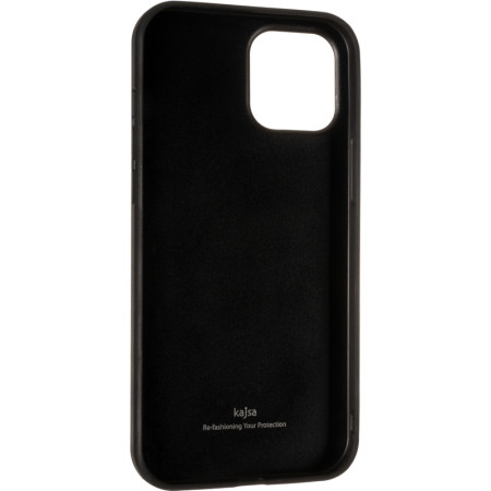 Чехол-силикон Kajsa Luxe iPhone 12 Pro Max Black