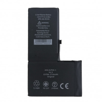 Аккумулятор ALPHA-C Extra iPhone X, 2716 mAh