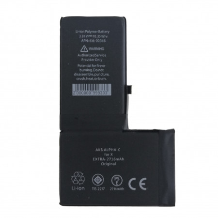 Аккумулятор ALPHA-C Extra iPhone X, 2716 mAh