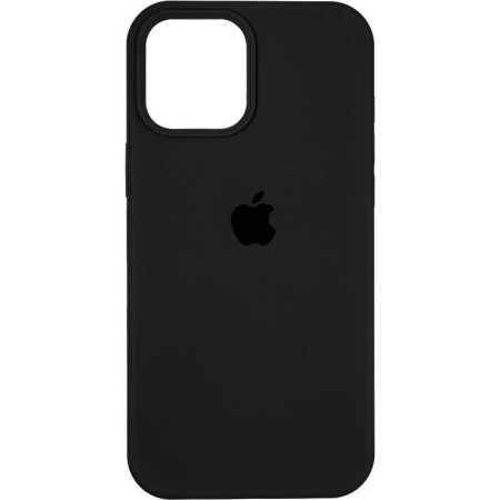 Чехол-силикон оригинал Full Soft Matte with MagSafe iPhone 12 Pro Max Black