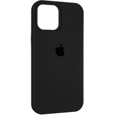 Чехол-силикон оригинал Full Soft Matte with MagSafe iPhone 12 Pro Max, Black
