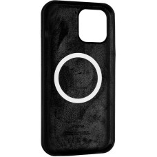 Чехол-силикон оригинал Full Soft Matte with MagSafe iPhone 12 Pro Max, Black