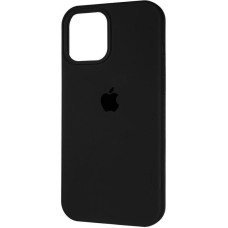 Чехол-силикон оригинал Full Soft Matte with MagSafe iPhone 12 Pro Max, Black