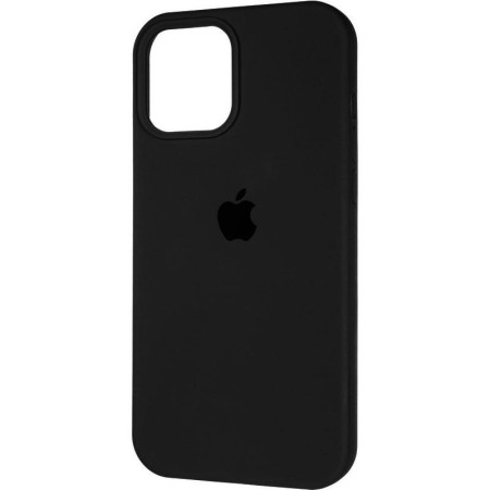 Чехол-силикон оригинал Full Soft Matte with MagSafe iPhone 12 Pro Max Black