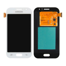 Дисплей з сенсорним екраном (модуль) Samsung J110 Galaxy J1 Ace, з регулюванням яскравості, Білий