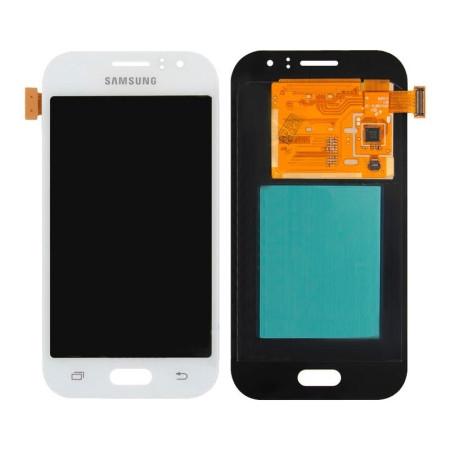 Дисплей с сенсорным экраном (модуль) Samsung J110 Galaxy J1 Ace, с регулировкой яркости, белый