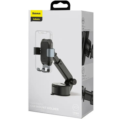 Автотримач Baseus Tank Gravity Car Mount Holder (SUYL-TK01) Black