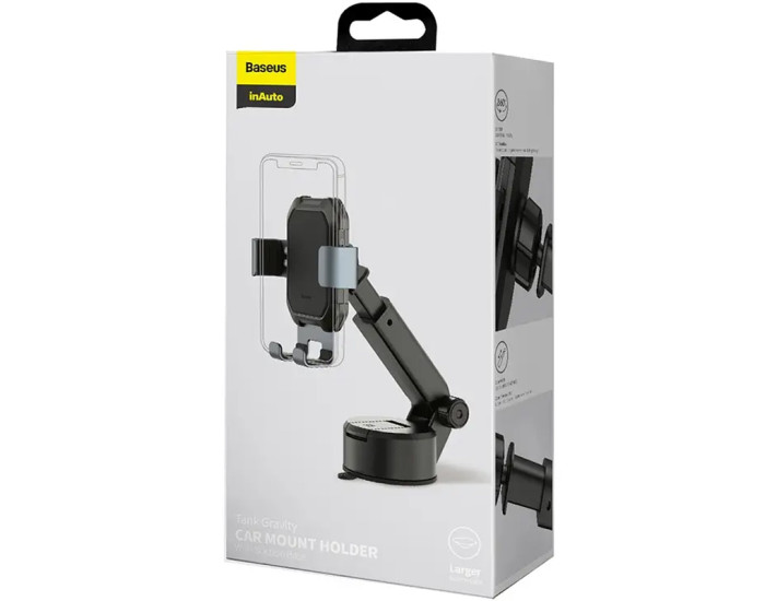 Автотримач Baseus Tank Gravity Car Mount Holder (SUYL-TK01) Black