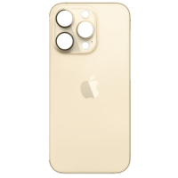 Задня панель корпуси для iPhone 14 Pro Max, Gold (Big Hole)