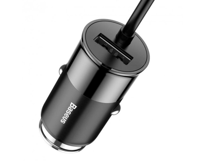 Автомобільне зарядний пристрій Baseus Enjoy Together QC 4USB (CCTON-01) (5.5A), (Чорний / Black)