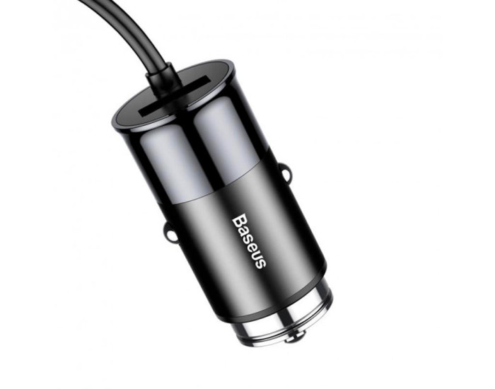 Автомобільне зарядний пристрій Baseus Enjoy Together QC 4USB (CCTON-01) (5.5A), (Чорний / Black)