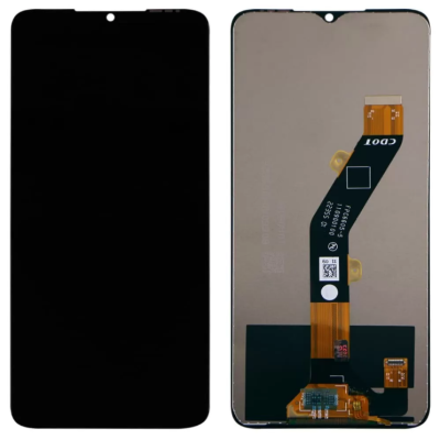 Дисплей з сенсорним екраном (модуль) Tecno Spark Go 2023 BF7 /Spark 10 KI5q /Spark 10C KI5k /Pop 7 BF6; Infinix Smart 7 чорний оригінал