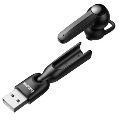 Бездротова Bluetooth гарнітура Baseus A05 Black